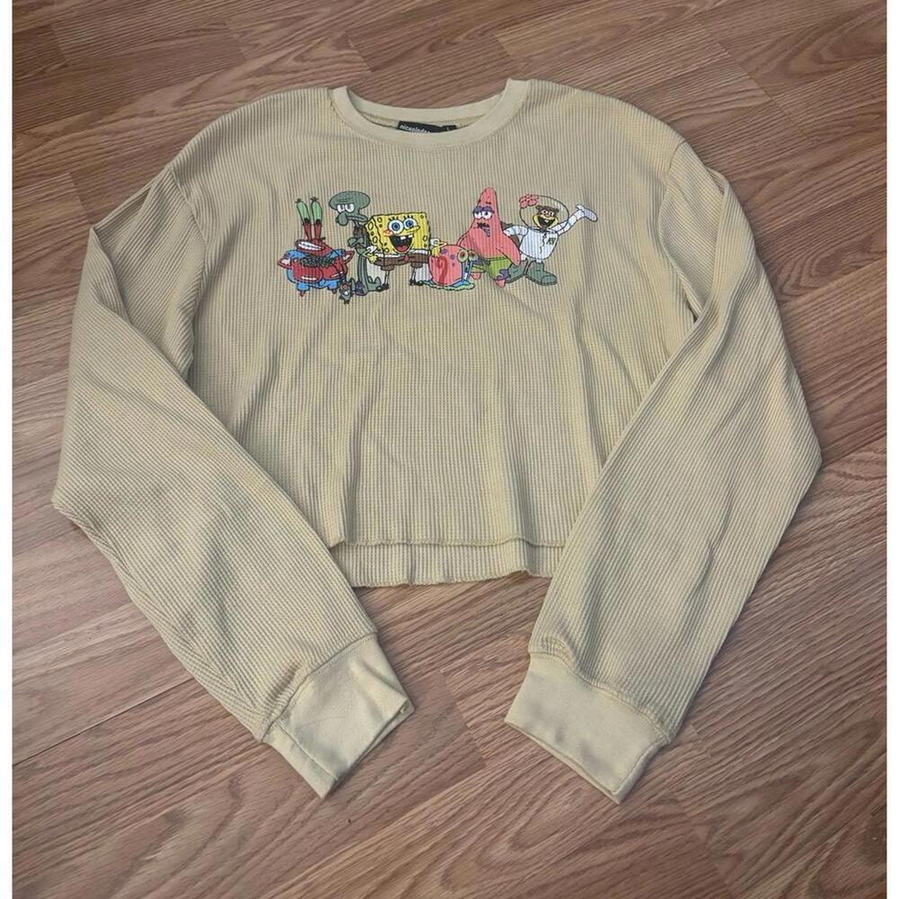 Nickelodeon Long Sleeve SpongeBob Top Size Large